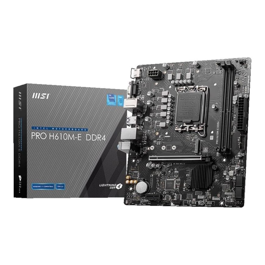 Motherboard MSI Pro H610M-E LGA1700 DDR4