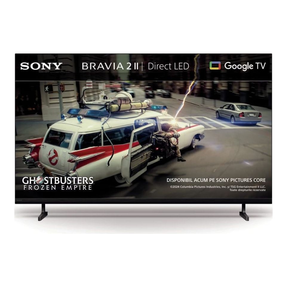 Televizor Sony BRAVIA 2 II LED 50S25M2, 126 cm, Smart Google TV, 4K Ultra HD, Clasa E (Model 2026)