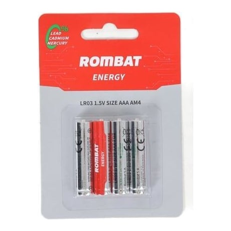 Baterii Rombat Aaa LR03 12 BLISTEREX4BUC