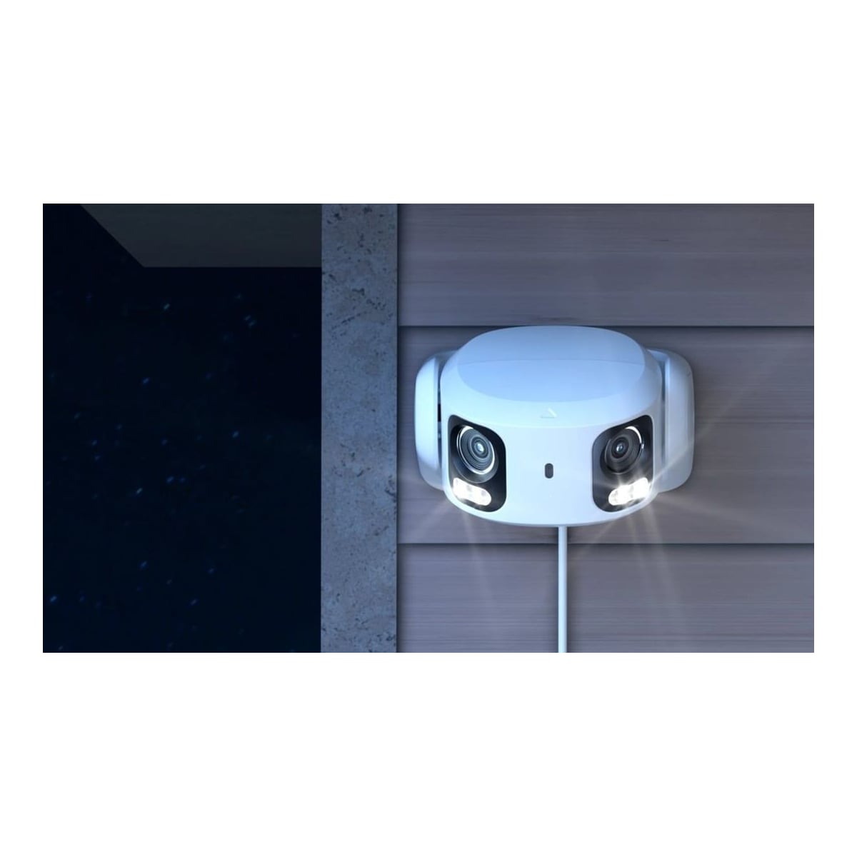 Camera de supraveghere Panoramic Reolink RP-PCT16MD; enzor:1/2.65" CMOS Sensor Rezolutie video: 16 Megapixeli(7680x2160 pixeli) Cadre/secunda:30 FPS Lentila fixa: 2.8mm - Panaromic 180° Dual Lens Unghi de vizualizare: orizontal: 180°/ vertical: 53.8° Distanta iluminator IR: 30m Microfon si difuzor