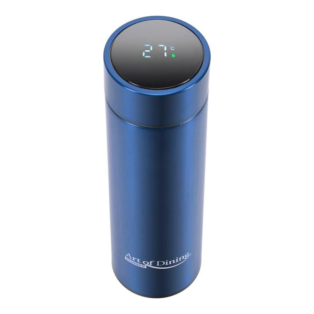 HEINNER Termos Inox 450ML,IND.LED.TEMP Albastru
