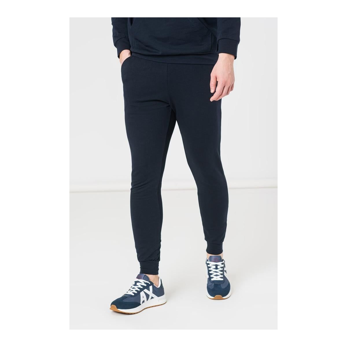 PEGAS Pantalon Coton Casual Barbati Navy-m