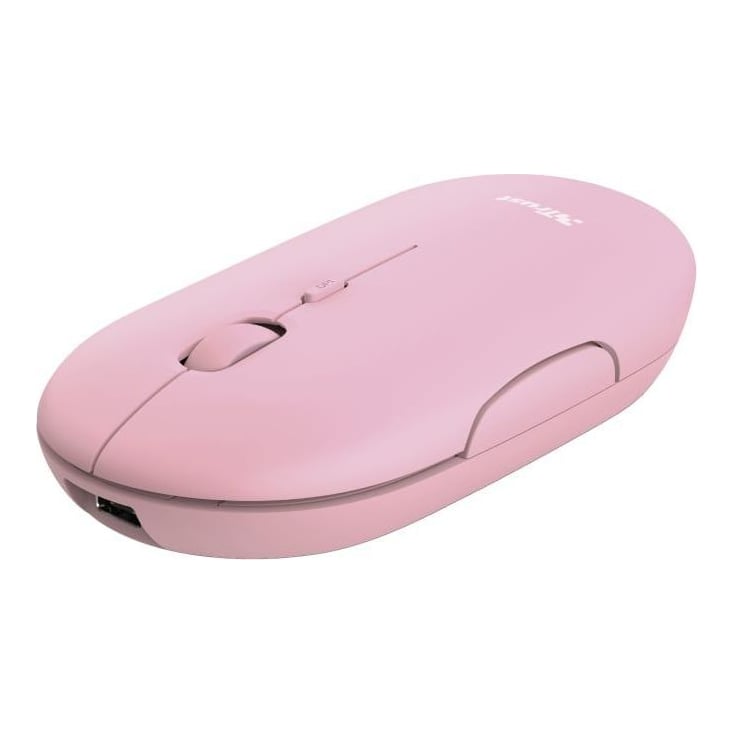 Mouse Wireless Trust Puck, 1600 dpi, Roz
