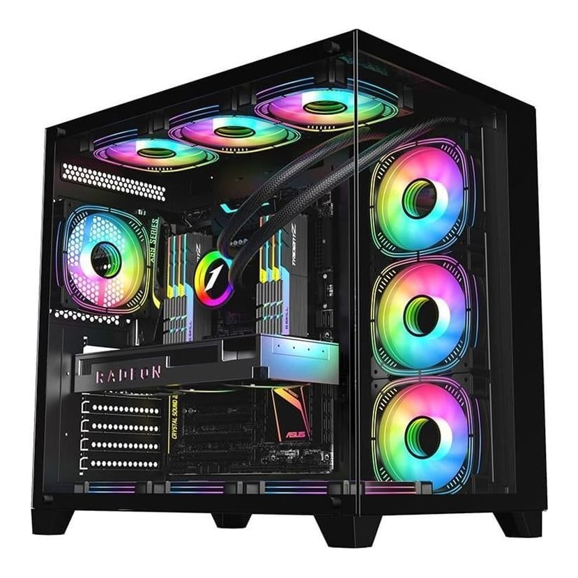1st PLAYER Carcasa 1STPLAYER Gaming MV8 TP BLACK