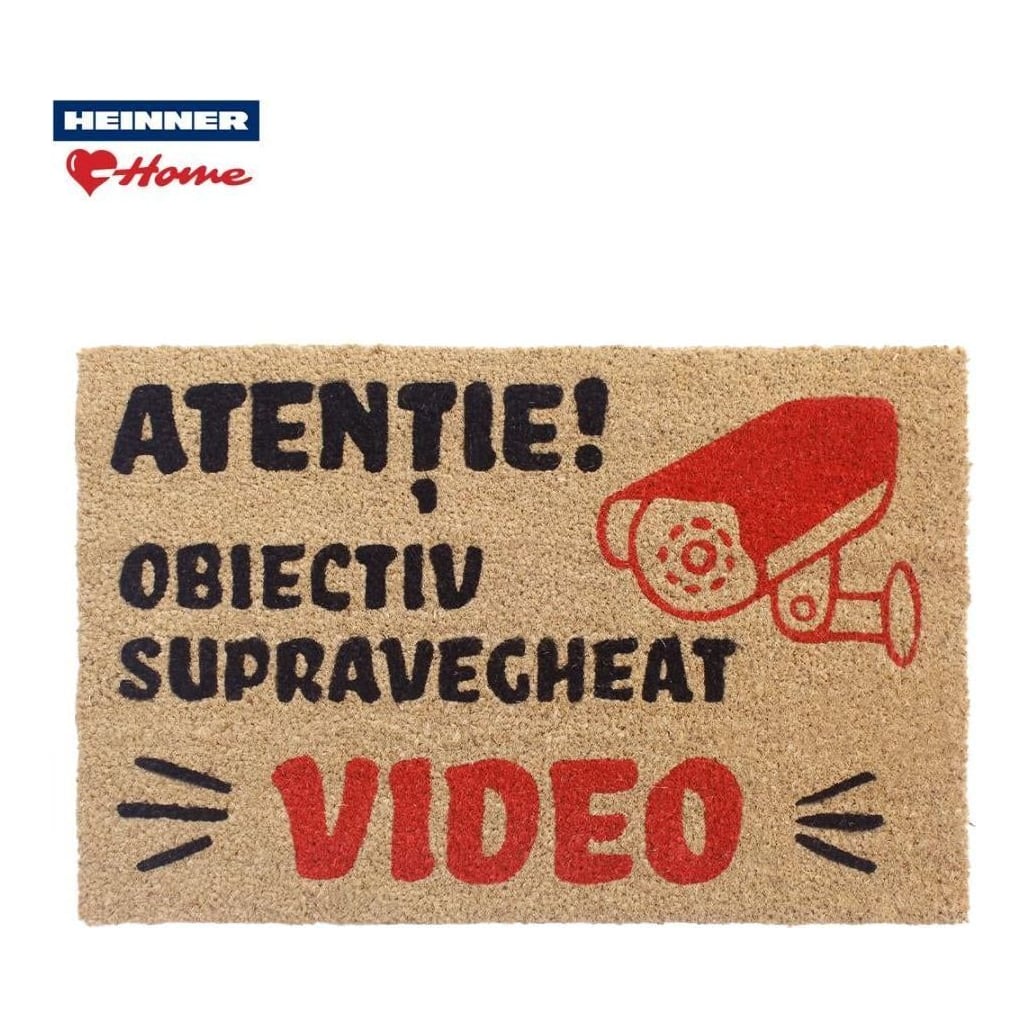 HEINNER Covoras Intrare Cocos 60X40CM,FUN, Video