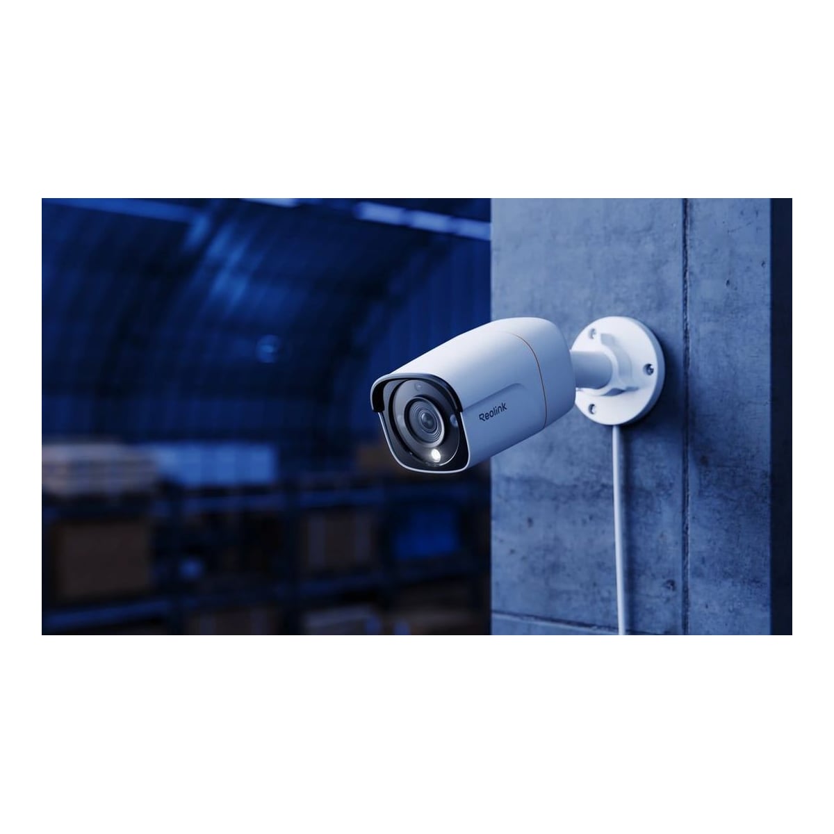 "Camera de supraveghere Bullet Reolink RP-PCB12M; Senzor:1/2.49" CMOS Sensor Rezolutie video:12 Megapixeli(4512x2512 pixeli) Cadre/secunda: 25 FPS Lentila fixa: 2.8mm Unghi de vizualizare: orizontal: 100.4°/ vertical: 50.6°/ diagonal: 123° Distanta iluminator IR: 30m Microfon si difuzor incorporat