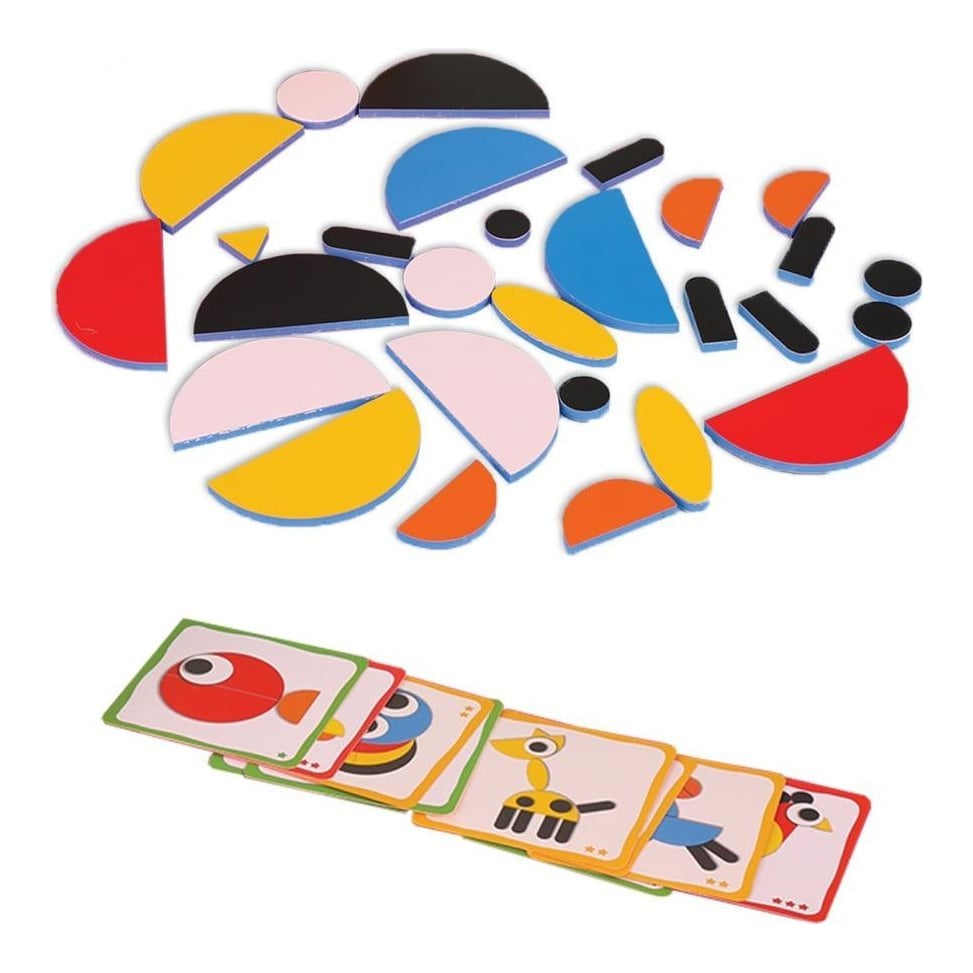 PUEDO TOYS Joc Forme Colorate, 29 Piese
