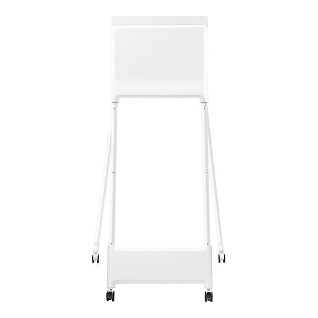 Stand mobil de podea Samsung, compatibil Samsung Flip 55", rotatie 90°, VESA 400x400, dimensiuni 835x1631.1x850.6mm, alb, garantie 3 ani