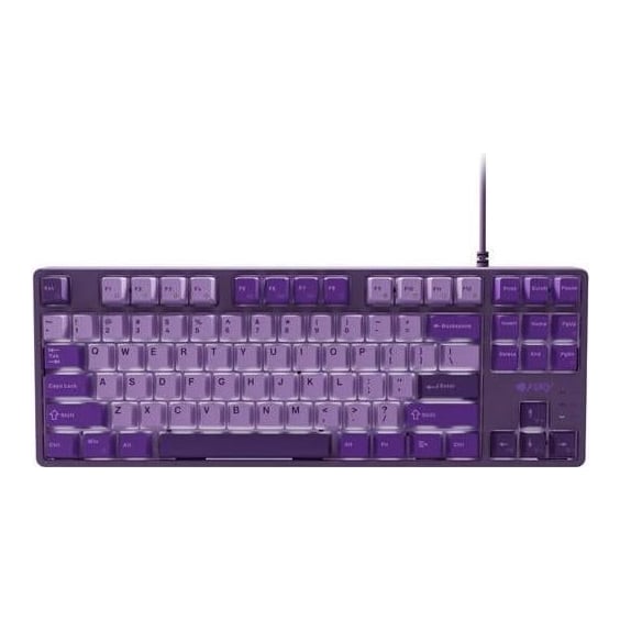 Tastatura gaming mecanica cu fir Fury Kanabo K2 TKL (80%), iluminare, lungime cablu 160cm, violet