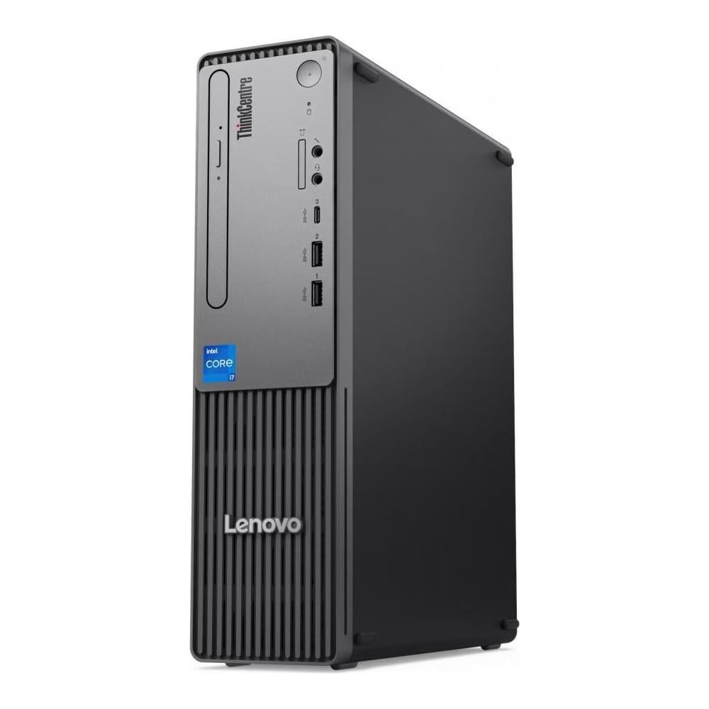 Desktop Education Lenovo ThinkCentre Neo 50s Gen 5 cu procesor Intel Core i3-14100 pana la 4.7 GHz, 16 GB DDR5, 512GB SSD, Intel UHD Graphics 730, Windows 11 Pro Edu, Black, 3 ani Garantie