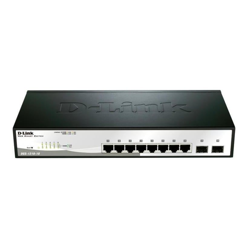 Switch D-Link DGS-1210-10, 8 port, 10/100/1000 Mbps