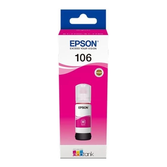 Epson 106 Ecotank Magenta Ink Bottle