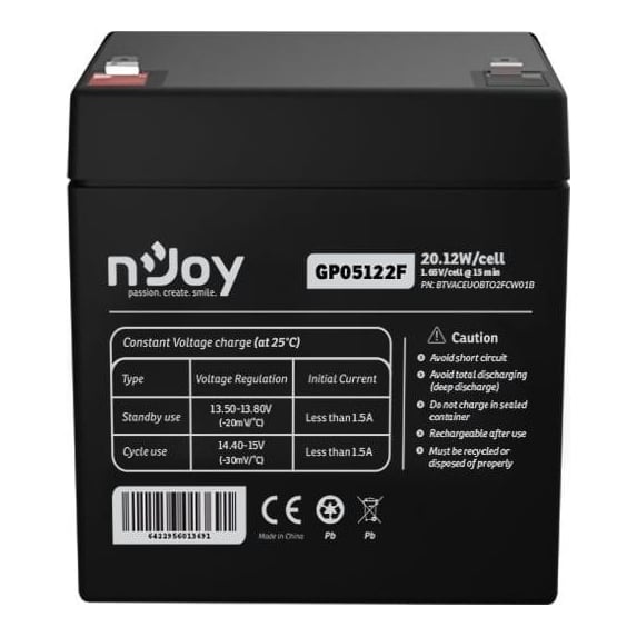 Acumulator Njoy GP05122F 12V