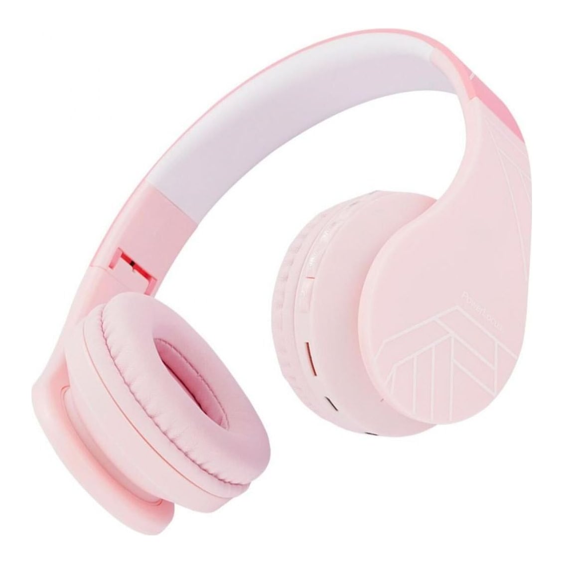 Casti pentru copii wireless PowerLocus P1 roz