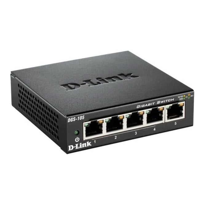 Switch D-Link DGS-105, 5 port,10/100/1000 Mbps