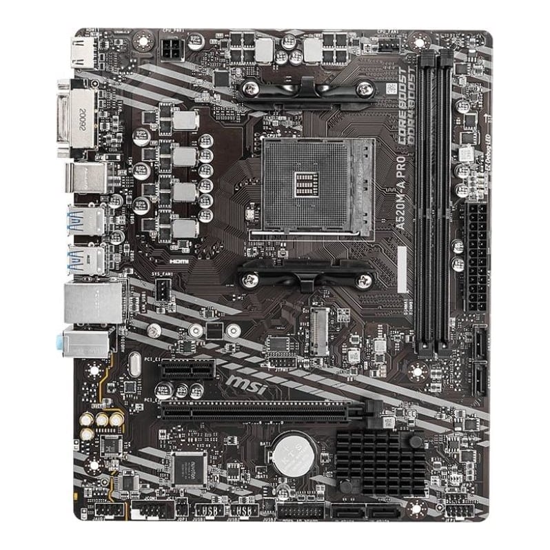 Motherboard AMD MSI AM4 A520M-A Pro