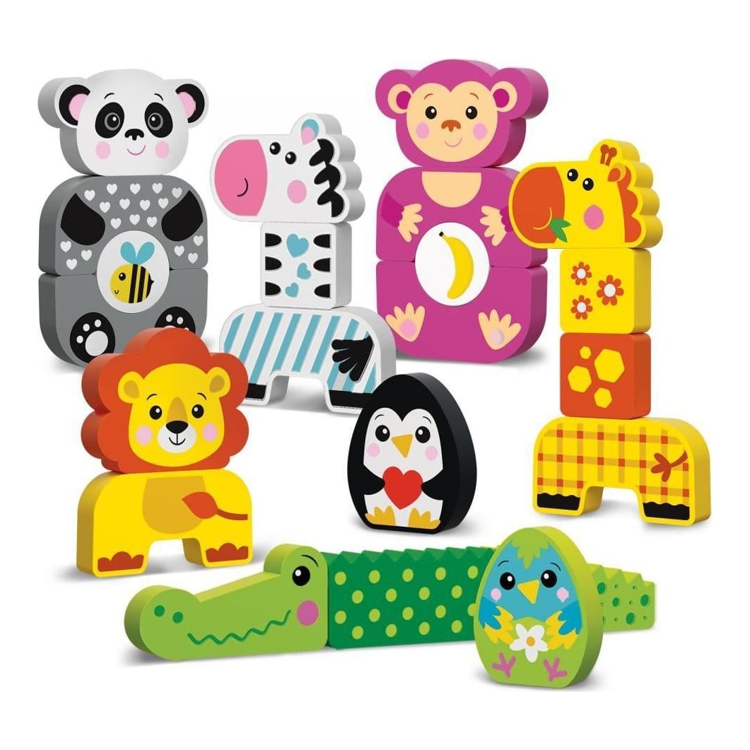 KIDS HITS Gradina Zoologica Prietenoasa Din Lemn