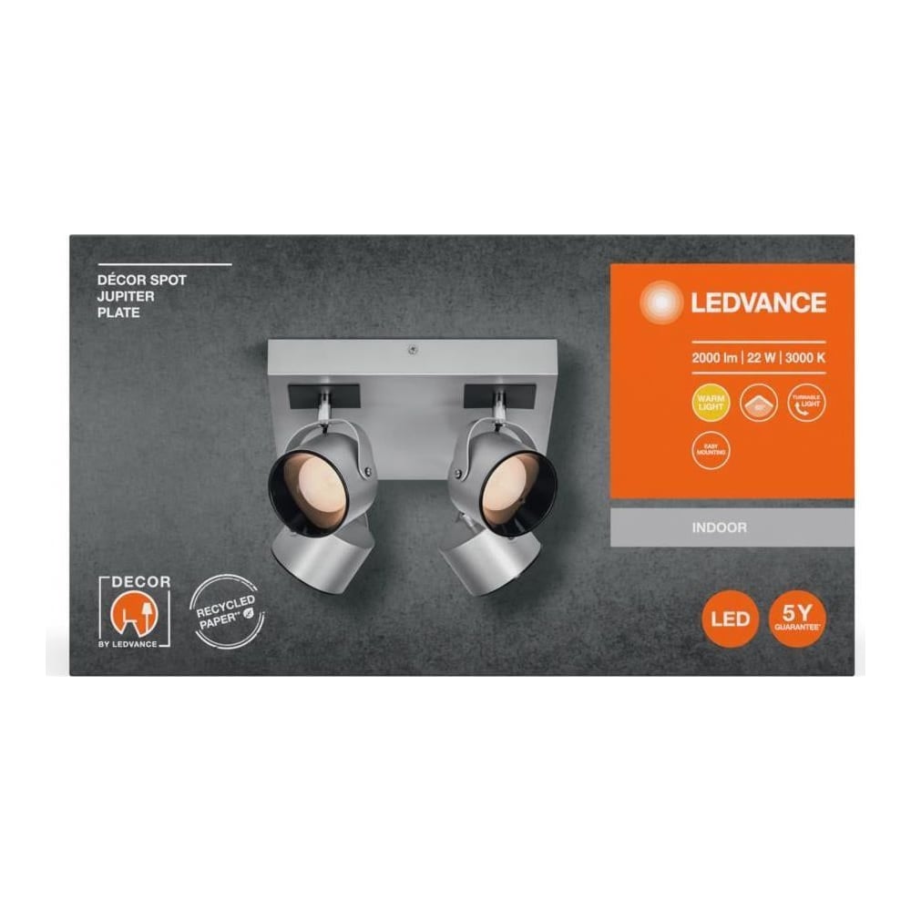 LEDVANCE Decor Spot Jupiter 260X260 22W830SILEDV