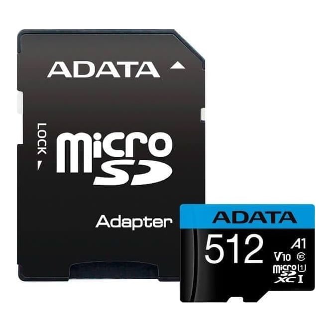 ADATA Microsdxc 512 GB AUSDX512GUICL10A1-RA1