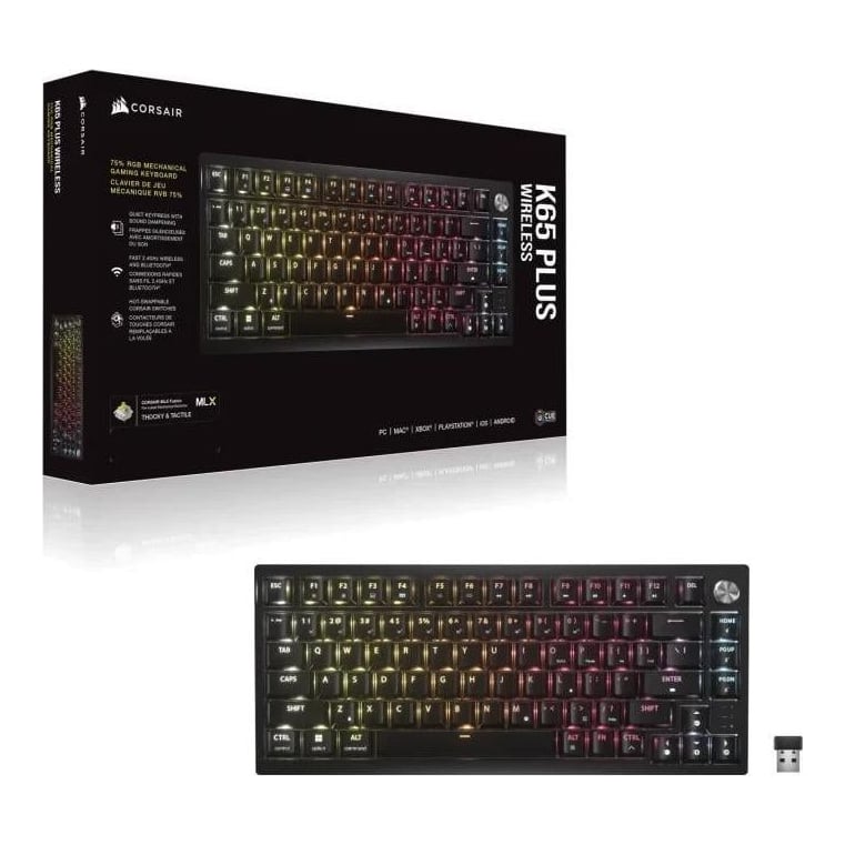 Corsair Tastatura Gaming Mecanica CR K65 PLUS RG