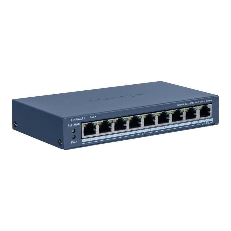 HIKVISION Switch 8PORTURI 8XPOE Smartmanaged