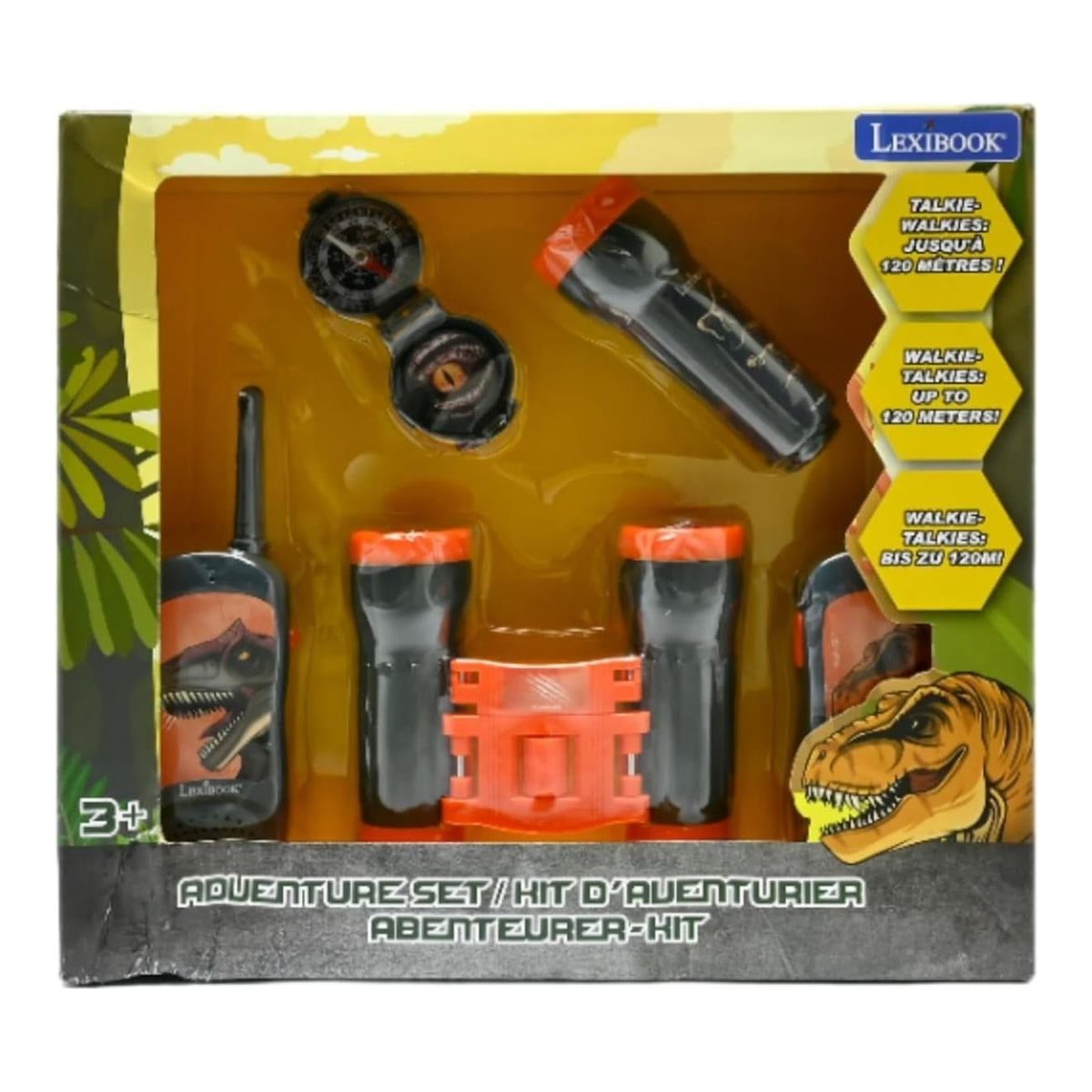 LEXIBOOK Set Cu Stații Emisie-recepție, Dinozauri