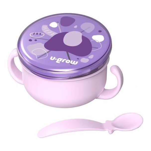 Bol 2 in 1 pentru snackuri, mov, U-Grow