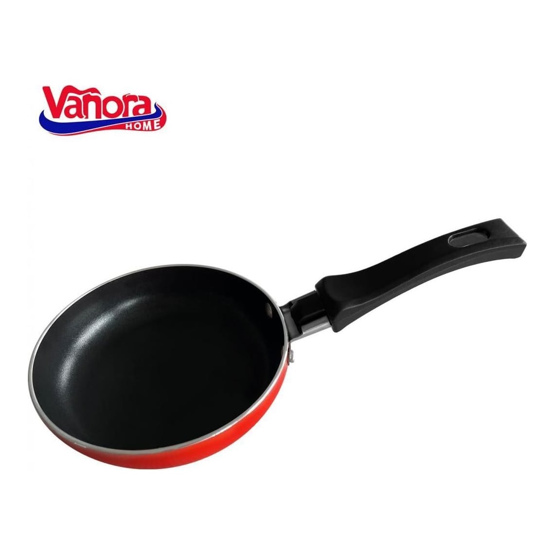 VANORA Tigaie Aluminiu Mini Rosu Teflon 12X3 Cm