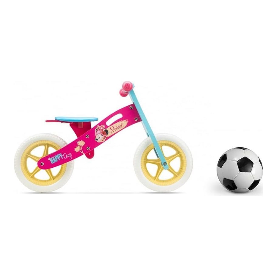PEGAS Wooden Balance Bike Seven Minnie Roz Blu