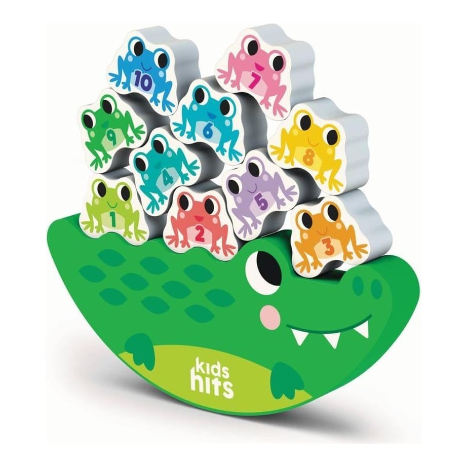 KIDS HITS Crocodil De Balansare, Jucarie Lemn