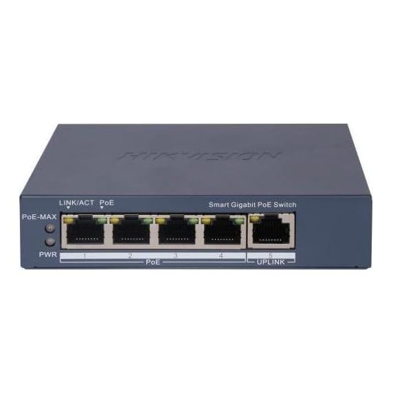 HIKVISION Switch Managed, 4 Gigabit PoE