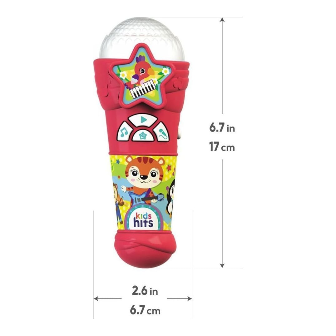 KIDS HITS Microfon Cu Lumini Si Sunete