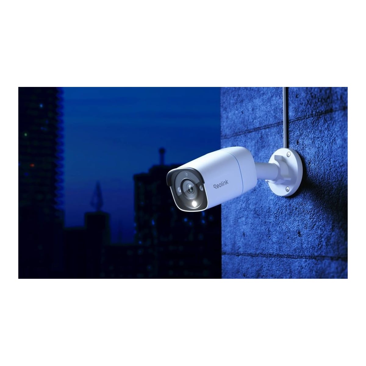 Camera de supraveghere Bullet Reolink RP-PCB8M; Senzor: 1/2.7" CMOS Rezolutie video:8 Megapixeli(3840x2160 pixeli) Cadre/secunda: 25 FPS Lentila fixa: 2.8mm Unghi de vizualizare: orizontal: 105°/ vertical: 56°/ diagonal: 125° Distanta iluminator IR: 30m Microfon si difuzor incorporat Compresie