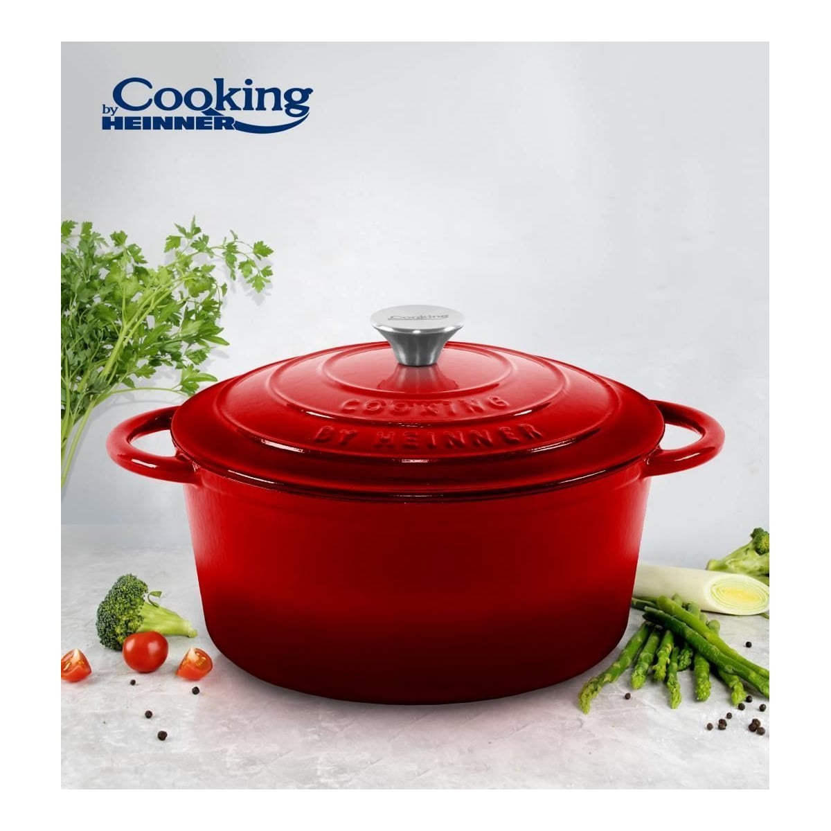 HEINNER Semio Fonta Em+cap 26X12CM,4.8L,RED Line