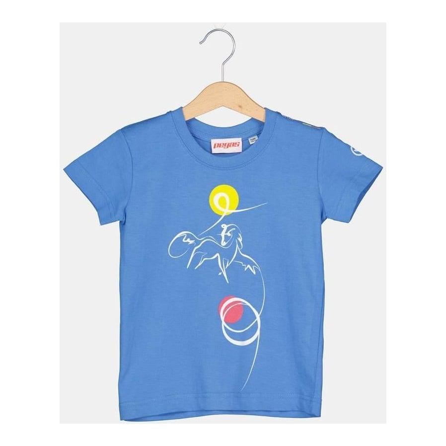 Tshirt Casual C Cal Pegas AZURE-12