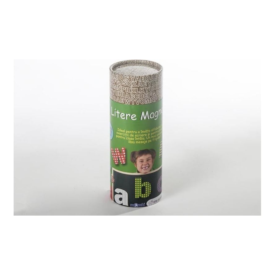 MomKi "Litere MagneticeIdeal pentru a învăța alfabetul, pentru exerciții descriere și pentrupregătirea pentru clasa întâia. Un mod excelent de alăsa mesaje pefrigider!Contine: 67 de magneți; Setul poate fi folosit peorice suprafațămagnetică.Literele Magnetice sunt cel mai plăcut șidistractiv mod de