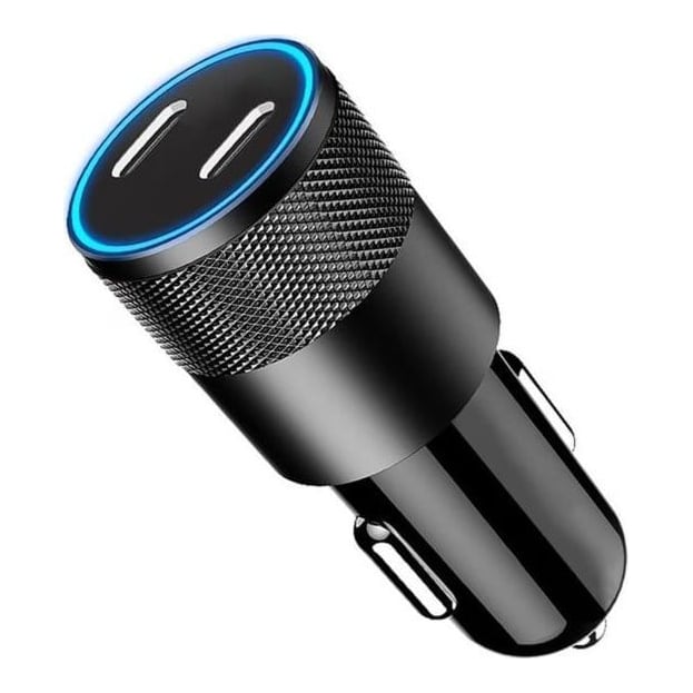 LEMONTTI Incarcator Auto Lemontti LEMIAFCPDN, 60W, 2 porturi, Negru