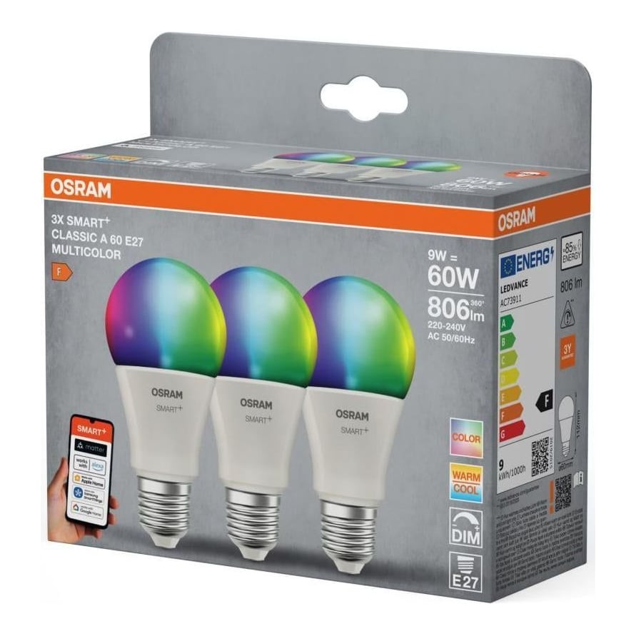 SMARTMATA60 9W/827 230VRGBWFRE274X3OSRAM