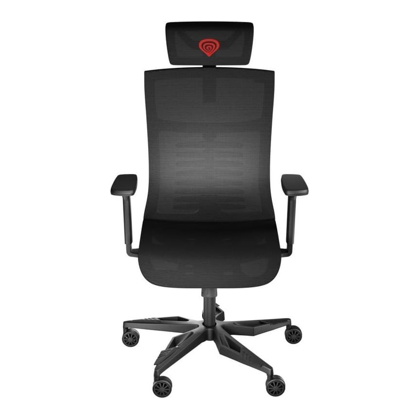 Scaun gaming Genesis ASTAT 700 G2, material textil, reglabil pe inaltime, greutate maxima suportata 120 kg, inaltime scaun reglabil 44.5- 51.5 cm, tesatura Mesh PureFlow™ Plus, tetiera si cotiere ajustabile 3D, negru