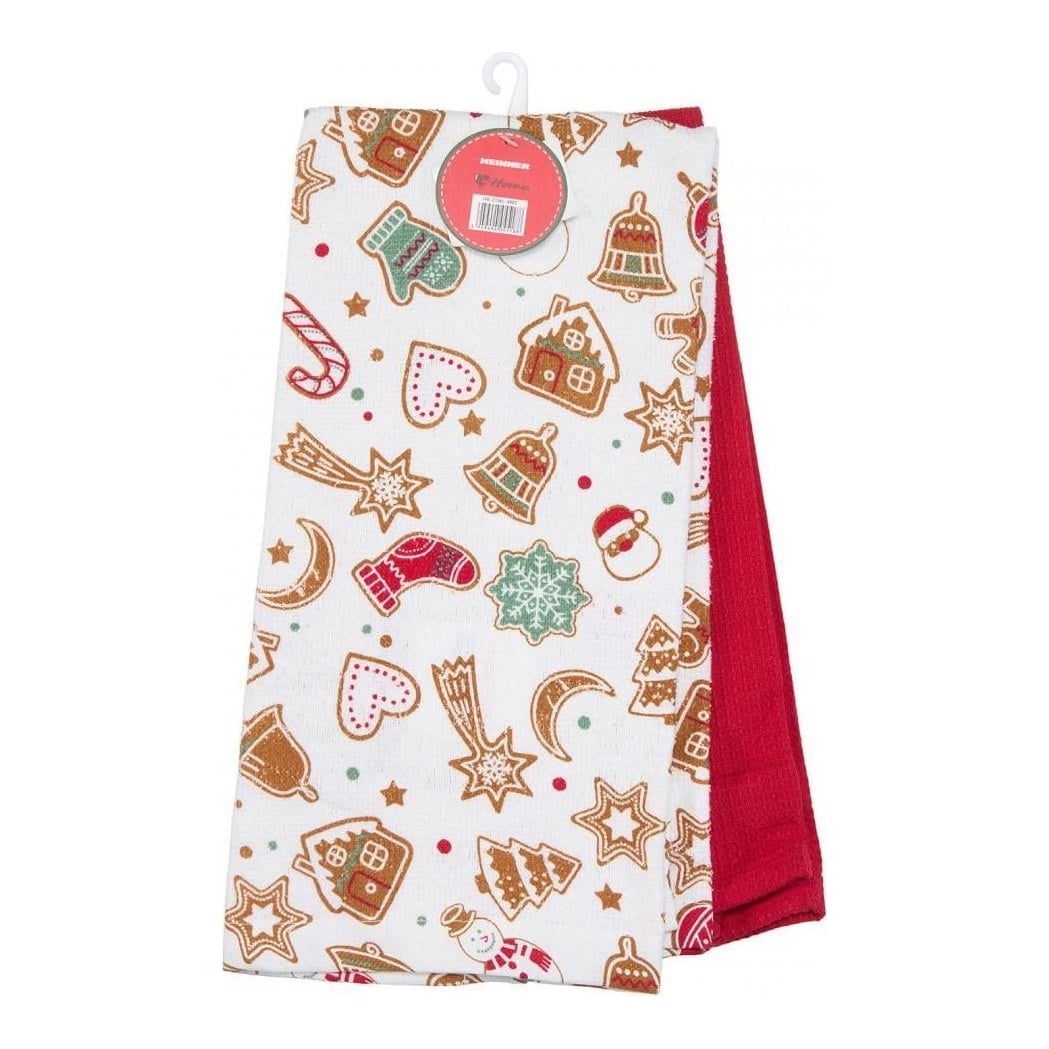 HEINNER Set 2 prosoape de bucatarie, 38x63 cm,Re
