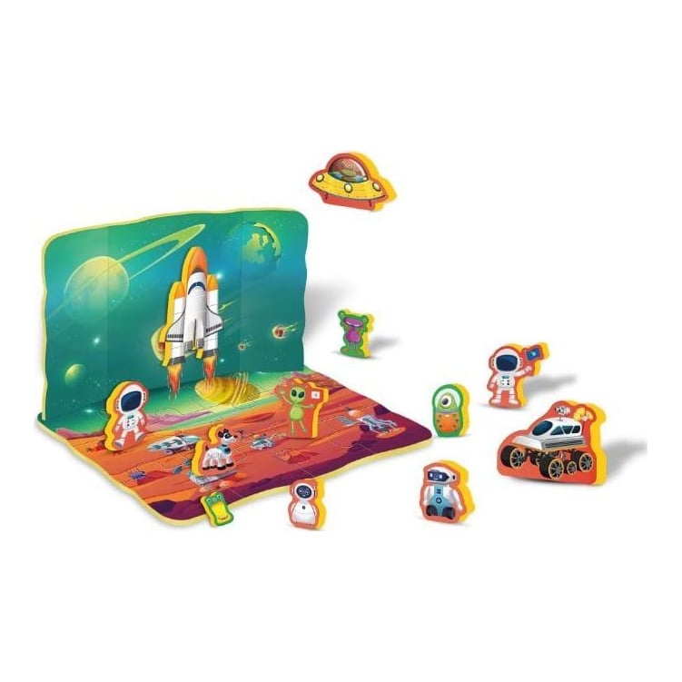 PUEDO TOYS Puzzle Spatiu Cosmic, 25 Piese