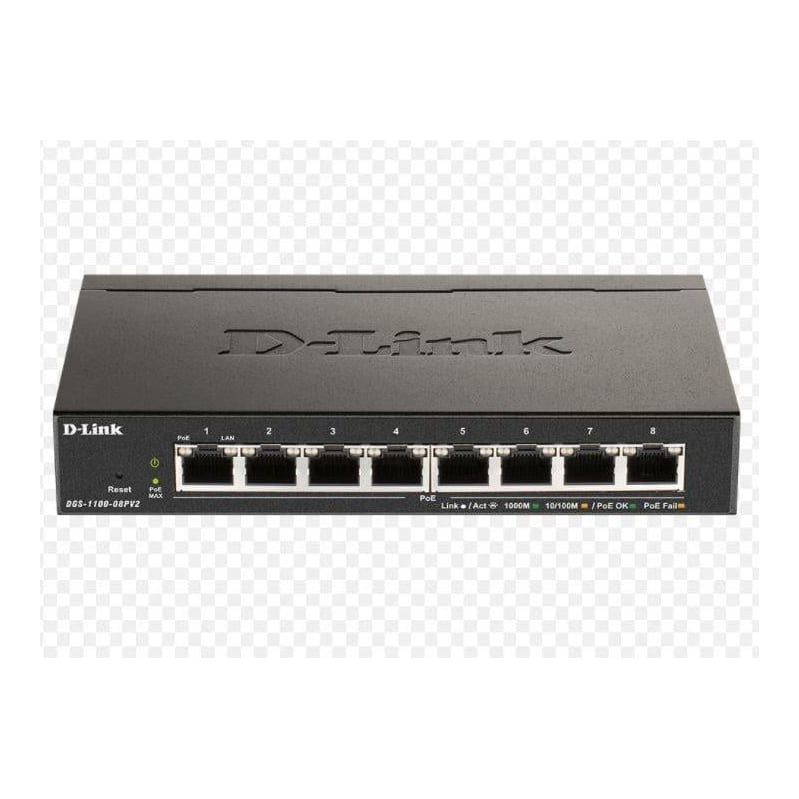 D-Link Dlink Sw 8P-GB Easy-smart Desk V2