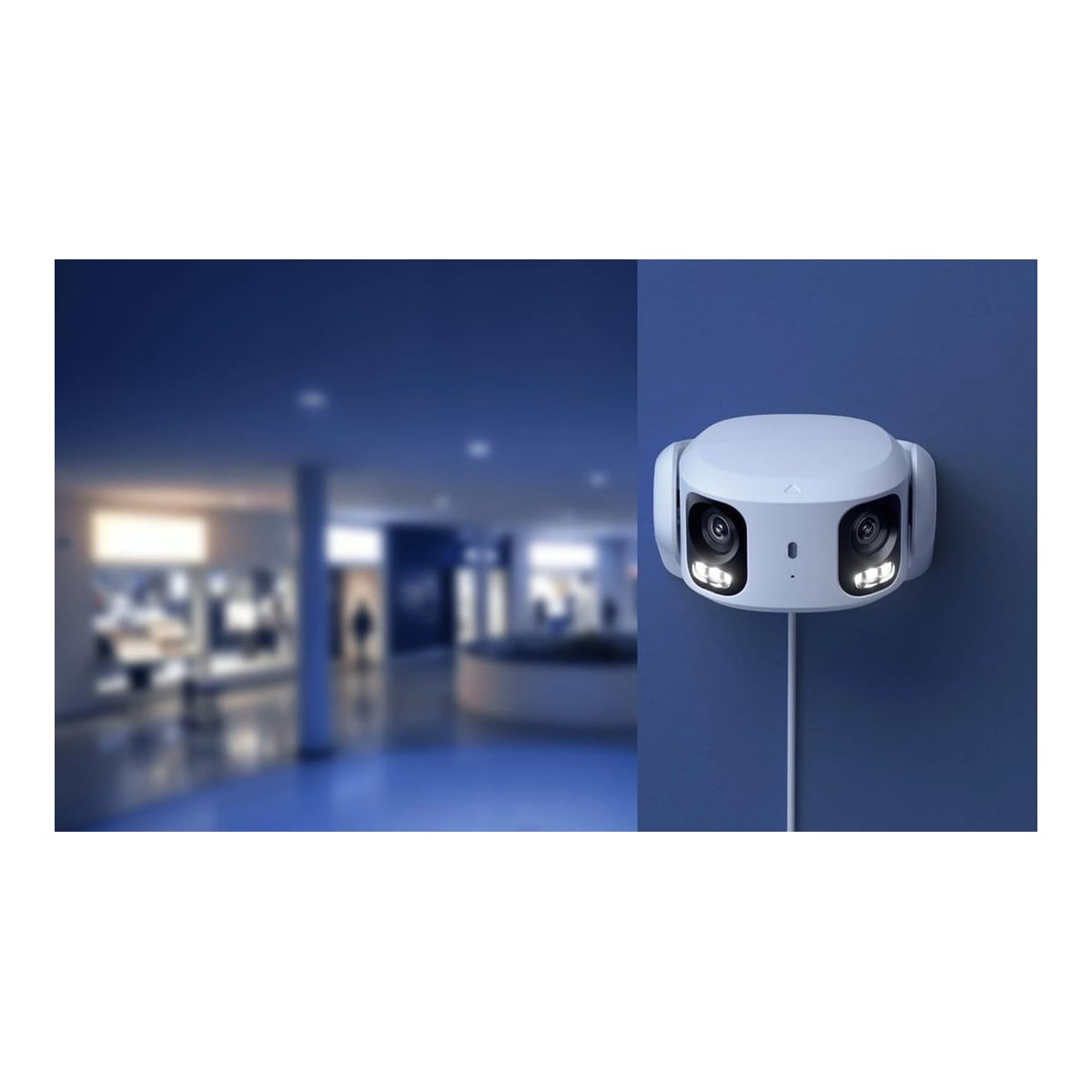 Camera de supraveghere Panoramic Reolink RP-PCT8MD; Senzor:1/2.65" CMOS Sensor Rezolutie video:8 Megapixeli(5120x1552 pixeli) Cadre/secunda:30 FPS Lentila fixa: 2.8mm - Panaromic 180° Dual Lens Unghi de vizualizare: orizontal: 180°/ vertical: 60° Distanta iluminator IR: 30m Microfon si difuzor