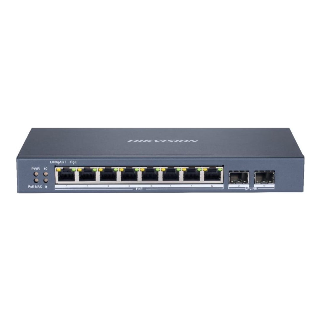 HIKVISION Switch 8PORTURI Gigabit Smartmanaged