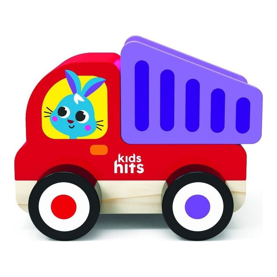 KIDS HITS Camion Gunoi, Jucarie Lemn