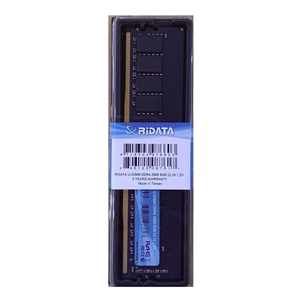 Memorie RAM Ridata Ritek DDR4 8GB 2666Mhz CL 19 1.2V