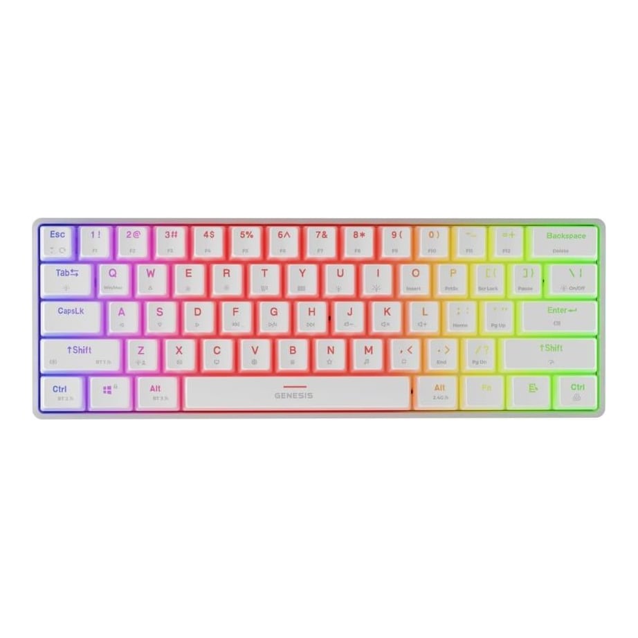 Tastatura WS Genesis Thor 660 G2 B alb