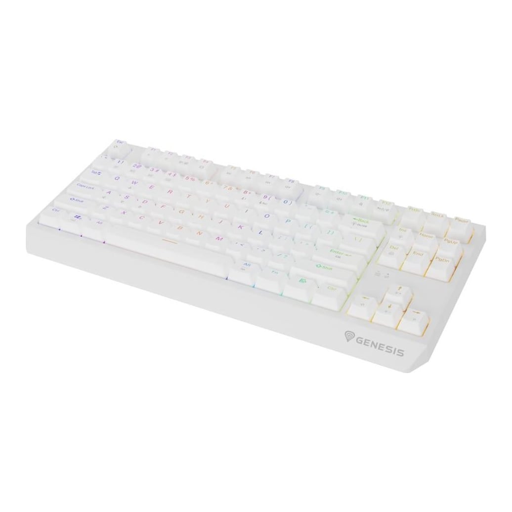 Tastatura WS Genesis Thor 230 TKL R alb