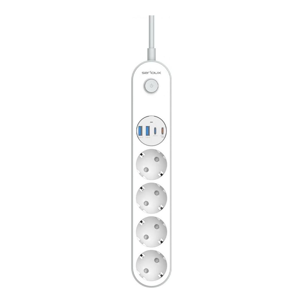 SERIOUX Prelungitor Cu Protectie Srx PS44W