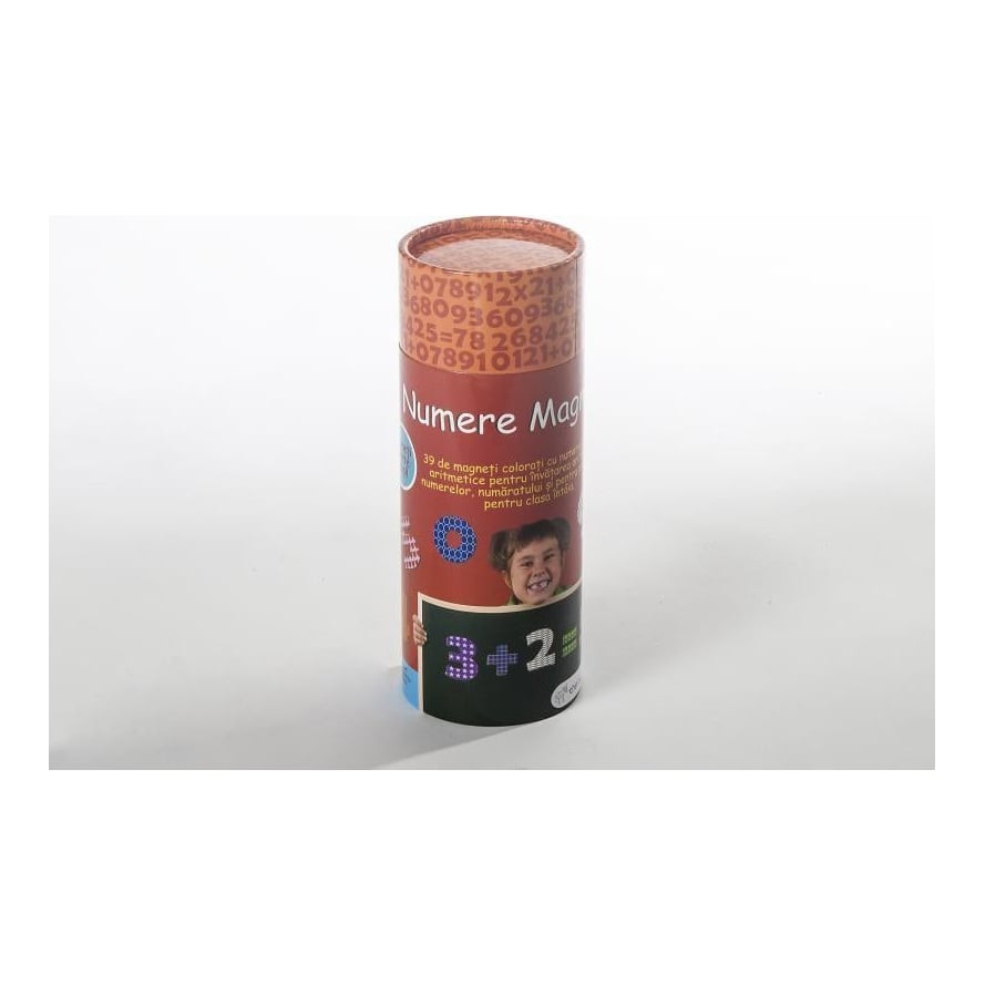 MomKi "Numere MagneticeIncanta-ti copilul cu 39 de magneți colorați cu numereși semnearitmetice pentru învățarea aritmeticii, numerelor, n umăratului,șipentru pregătirea pentru clasa întâia.Contine: 39 magnetiÎnvața-l pecopilul tău cifrele și aritmetica într-un mod creativ șidistractiv.Cifrele Magnetice